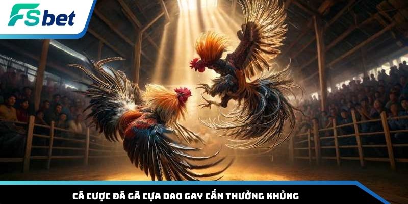 Cá cược đá gà cựa dao gay cấn thưởng khủng