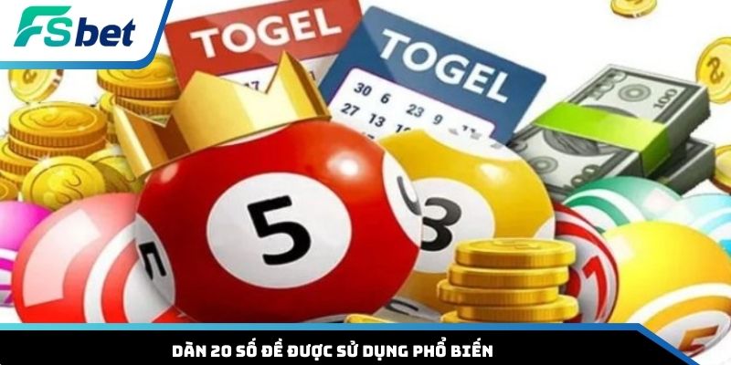 Dàn 20 số đề được sử dụng phổ biến