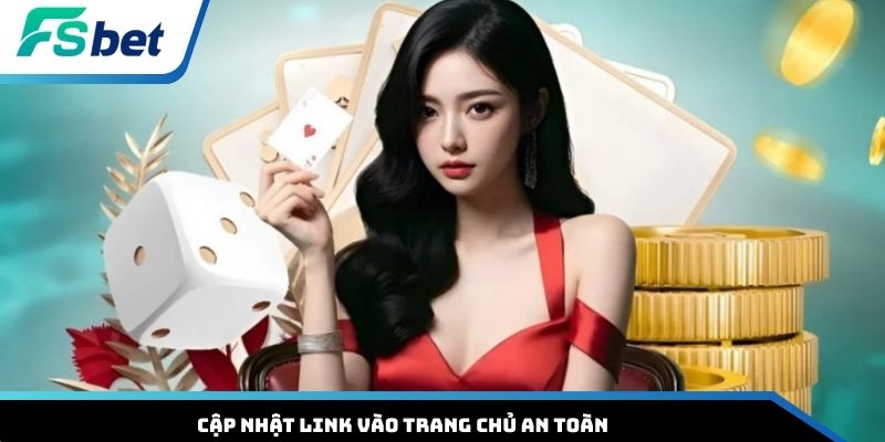 Cập nhật link vào trang chủ an toàn